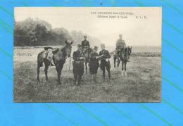 Les Grandes Manoeuvres - Officiers Lisant La Carte - Manovre