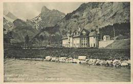 Fev13 2033 : Lötschbergbahn  -  Kandersteg  -  Bahnhof  -  Kander  -  Gellihorn - Kandersteg