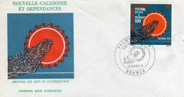 Nouvelle Calédonie: 1976 Belle Fdc Festival Des Arts Du Pacifique Sud - FDC