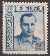 FET12-LM073TLEN.Espagne.Spain.España.JOSE ANTONIO PRIMO DE RIBERA.Falange.1938. (Galvez 12**)en Nuevo.RARO - Nationalist Issues