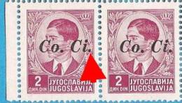 1941 X  5  SLOVENIJA Co. Ci. ITALIA OCCUPAZIONE  ERROR OVERPRINT INTERESSANTE  NEVER HINGED - Lubiana