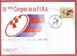 RUGBY - 58 Eme Congres De La F.I.R.A. ( Croatie -  Very Rare ) Dubrovnik 1977. * FIRA - Rugby