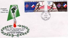 Nouvelles Hébrides: 1969 Belle Fdc Série 3emes Jeux Du Pacifique Sud - FDC