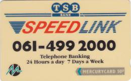 Mercury, MER137, TSB Bank - Speedlink, 2 Scans  CN : 20MERA - [ 4] Mercury Communications & Paytelco