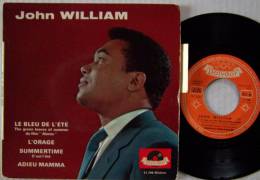 John WILLIAM 45T EP VINYLE  ORIGINALLe Bleu De L'été Du Film " Alamo"  EX / EX - 45 T - Maxi-Single