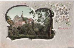 Schloß Hohenlimburg Hagen Jugenstil Passepartout Karte Color Blumen 13.11.1905 - Hagen