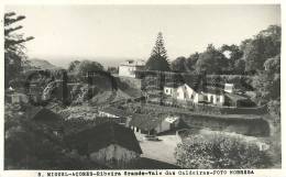 PORTUGAL - AÇORES - SÃO MIGUEL - RIBEIRA GRANDE-VALE DAS CALDEIRAS - 50S REAL PHOTO PC. - Açores