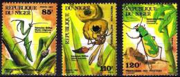 NIGER Insectes (Yvert N° 725/27)  Neuf Sans Charniere **. MNH - Otros & Sin Clasificación