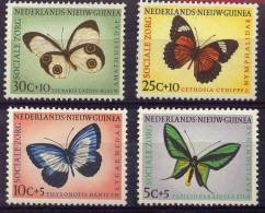 NOUVELLE GUINEE NEERLANDAISE Papillons (Yvert N° 58/61) Neuf Sans Charniere **. MNH - Papillons