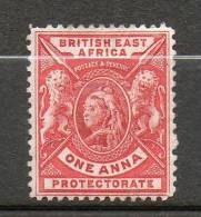 AFRIQUE ORIANTALE BRITANIQUE  1a Rouge 1896 N°62 - New Republic (1886-1887)