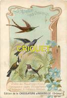 Chromo Aiguebelle, Le Monde Des Oiseaux, Colibris, Scan Recto Verso - Aiguebelle