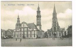 Postkaart / Carte Postale "Sint-Truiden / Saint-Trond - Les 3 Tours Et Grand'Place / De 3 Toren En Grote Markt" - Sint-Truiden