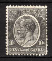 KENYA AND UGANDA - 1922/27 YT 3A USED - Kenya & Uganda