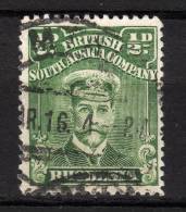 RHODESIA - 1913/22 YT 39 USED - Rhodésie Du Nord (...-1963)