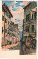M Zeno Diemer MeranTrento Italia Laubengasse Color LithoTOP-Erhaltung 1905 Tirol - Diemer, Zeno