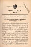 Original Patentschrift - Wagenfabrikation , H. Eckert In Berlin , 1894 , Motorpflug , Traktor , Landwirtschaft , Pflug ! - Tractores