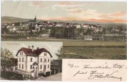 Gruss Aus Weissenstadt Kr Wunsiedel Color Königliches Forstamt 31.8.1905 Gelaufen - Wunsiedel