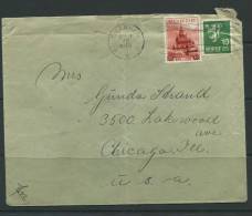 Norway 1939 Cover Drammen- USA - Briefe U. Dokumente