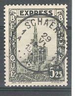 BELGIQUE, 1929, Timbre Pour Lettres EXPRES / EXPRESS, Yvert N° 5,5 F 25,Cathédrale D'Anvers  Obl SCHAERBEEK,SUPERBE !! - Altri & Non Classificati