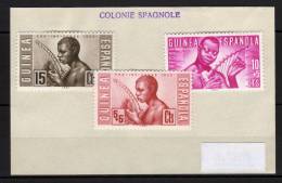 GUINEA SPAGNOLA - 1953 YT 342+343+344 * - Guinée Espagnole