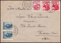 Austria 1950, Cover Salzburg To Como - Lettres & Documents