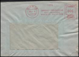 Austria 1944, Stampless Cover W./ Red Postmark "Deutche Reichspost" - Brieven En Documenten