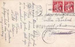 339 Op Kaart Met Stempel ANTWERPEN , Met Als Aankomst Naamstempel (griffe) WESTMALLE En Terug Naar ANTWERPEN - 1932 Ceres And Mercurius