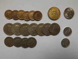 PIECE - ASIE - CHINE - TAIWAN - JAPON - SINGAPOR - INDONESIE - DIFFERENTES DATES - LOT DE 55 PIECES - Vrac - Monnaies