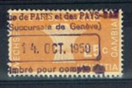 TELL 57 - Fiskalmarke / Timbre Fiscal 25 Cts Genève 14 Oct. 1950 - Steuermarken