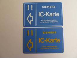 GERMANY - Siemens Specimen Pair - Facimile Chip - T-Series : Test