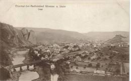 CPA BAD MUNSTER AM STEIN EBERNBURG (Allemagne-Rhénanie Palatinat) - Vue Générale - Bad Muenster A. Stein - Ebernburg