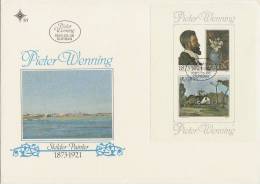 South Africa-1980 Pieter Wenning Skilder Painter Souvenir Sheet  FDC - FDC