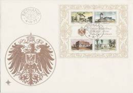 South West Africa-1977 Historic Houses Souvenir Sheet  FDC - FDC