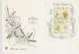 Venda-1981 Orchids Souvenir Sheet  FDC - Venda