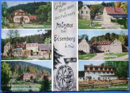 Eisenberg,Mühltal,1968,Meuschkensmühle,Naupoldsmühle,Pfarrmühle,Walkmühle,Amtsschreibersmühle,Schössermühle, - Eisenberg