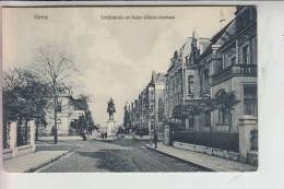 4690 HERNE, Schäferstrasse Mit Kaiser-Wilhelm-Denkmal 1907 - Herne