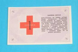 RED CROSS ( Croatian Coupon ) Voucher Bon Croix Rouge Cruz Roja Croce Rossa Rotes Kreuz Blood Donating - Ohne Zuordnung