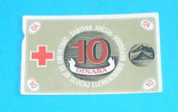 RED CROSS ( Croatian Coupon ) Voucher Bon Croix Rouge Cruz Roja Croce Rossa Rotes Kreuz Blood Donating - Unclassified