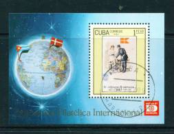 CUBA - 1987 Stamp Exhibition Miniature Sheet Used - Blokken & Velletjes