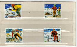 Nouvelle-Zélande (1984) - "Ski" Neufs** - Unused Stamps