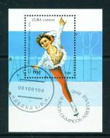 CUBA - 1991 Winter Olympic Games Miniature Sheet Used - Blokken & Velletjes