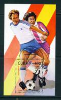 CUBA - 1982 Football World Cup Miniature Sheet Used - Blocks & Sheetlets