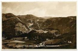 PENMAENMAWR : SYCHNANT PASS FROM JUBILEE PATH - Caernarvonshire