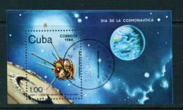 CUBA - 1984 Cosmonauts Day Miniature Sheet Used - Hojas Y Bloques