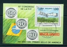 CUBA - 1983 Stamp Exhibition Miniature Sheet Used - Blokken & Velletjes