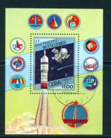CUBA - 1987 Cosmonauts Day Miniature Sheet Used - Hojas Y Bloques