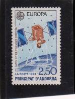 Andorre Français:1991 (europa:l'europe Et L'espace)) N° 402**,403** - Ungebraucht