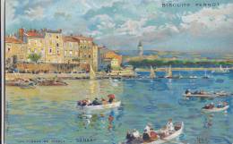 ¤¤  ILLUSTRATEUR LOIR LUIGI - SANARY - Les Plages De France - Biscuit Pernot   ¤¤ - Loir