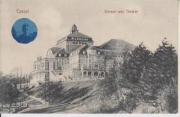 Litho Cassel Kassel Voraue Und Theater Sw 5.8.1911 Nach Hannover - Kassel