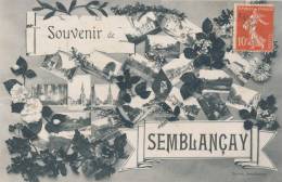 SEMBLANCAY - Carte Souvenir Multi Vues - Semblançay